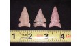 3 Flint Hunting points (30 grains) SOLD